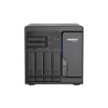 QNAP 6-Bay QuTS hero NAS, built-in 2 M.2 NVMe Gen3 x4 port, SATA 6G, Xeon D-1602 2.5GHz, 8GB ECC RAM, 4 x 2.5GbE, iSCSI, RAID 0, 1, 5, 6, 10, 5+spare, 6+spare, 10+spare, global hot spare, max 128 GB RAM, PCIe expansion slot