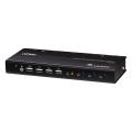 Aten 4-Port USB 4K HDMI KVMP Switch with USB Peripheral Support