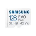 Samsung EVO PLUS microSD 128GB 2024 incl. SD Adapter memory card UHS-I U3 Full HD and 4K UHD 160 MB/s read