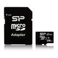 Silicon Power SD Silicon Power 256GB Elite MicroSD incl adapter Zwart