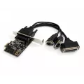 StarTech.com 2S1P PCI Express Serial Parallel Combo Card with Breakout Cable