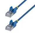 StarTech.com 30cm Black Ultra Slim CAT6a Cable