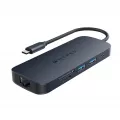 Targus HyperDrive EcoSmart Gen.2 Universal USB-C 8-in-1 Hub w 140 W PD3.1 Power Pass-thru