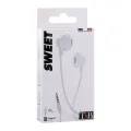 T'nb SWEET - Earphones + microphone - White