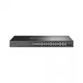 TP-Link JetStream 24-Port 10/100 Mbps + 4-Port Gigabit Smart Switch with 24-Port PoE+