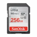 Western Digital SanDisk Ultra 256GB SDXC UHS-I SD Card 150MB/s C10 U1