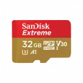 Western Digital Sandisk Extreme microSDHC 32GB R100/W60 A1 C10 V30 U3 + SD adapter