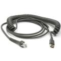 Zebra CABLE - USB: SERIES A CONNECTOR 15FT. (4.6M) COILED