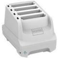 Zebra HC2X/HC5X Healthcare white 4-slot battery charger Charges up to four Li-ion batteries. Power Supply DC cable and country specific AC line cord sold separately(PWR-BGA12V50W0WW CBL-DC-388A1-01)