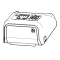 Zebra Kit Cover Assembly STD Models LCD includes Media Window ZD620T