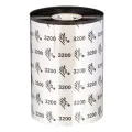 Zebra 1ROLL RIBBON 3200-G 84MMX74M WAX/RESIN C-127MM (MOQ-12) BLACK