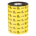 Zebra 1ROLL RIBBON 3400 131MMX450M H.PERF WAX/RESIN C-25MM (MOQ-6)