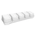 Zebra TC21/TC26 HEALTHCARE WHITE 20-SLOT BATTERY CHARGER POWER SUPPLY AND DC CABLE SOLD SEPARATELY (PWR-BGA12V108W0WW CBL-DC-381A1-01)