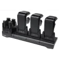Zebra RFD40/RFD90 3 DEVs/4 Toaster Slots Charge Only Cradle for Universal/3rd Party. Requires Power Supply (PWR-BGA12V108W0WW) DC Line Cord (CBL-DC-382A1-01) and Country Specific Line Cord.