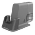 Zebra TC52x TC57x TC52ax Connect Cradle (Workstation) allows to connect a mobile computer to an external monitor and multiple peripherals incl HDMI Ethernet 3.5mm Headset Jack and USB-A (x4) ports.