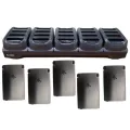 Zebra TC21/TC26 Battery charger bundle includes 20-slot battery charger (5) basic batteries power supply and DC cable.