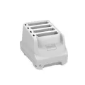 Zebra HC2X/HC5X Healthcare white 4-slot battery charger Charges up to four Li-ion batteries. Power Supply DC cable and country specific AC line cord sold separately(PWR-BGA12V50W0WW CBL-DC-388A1-01)