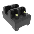 Zebra 4-slot wearable scanner charger allows charging of 4 RS6100 Requires PWRBGA12V50W0WW DC Cable CBL-DC-388A1-01 and 3-Wire Grounded Country Specific AC Line Cord Sold Separately
