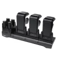 Zebra RFD40/RFD90 3 DEVs/4 Toaster Slots COMM Cradle for Universal/3rd Party. Requires Power Supply (PWR-BGA12V108W0WW) DC Line Cord (CBL-DC-382A1-01) and Country Specific Line Cord. .