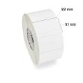 Zebra 1ROLL Z-PERF 1000T 83X51MM 2740LBL/ROLL C-76MM (MOQ-6)