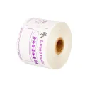Zebra Wristband PolyPro/PET 3 x 11in 76x279mm DT Z-Band Fusion Adhesive Closure Pediatric w/ Label 200/roll 5 rolls/case 5 OD