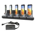 Zebra KIT: Charge-Only ShareCradle kit to charge up to five TC501 devices WITHOUT exoskeletons and five spare batteries. Includes power supply PWR-BGA12V150W1WW.