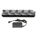 Zebra KIT: Ethernet ShareCradle kit to charge up to five TC501 devices WITHOUT exoskeletons. Includes power supply PWR-BGA12V150W1WW.