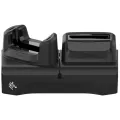 Zebra Single-slot and spare batt charging cradle for TC22/TC27 devices w/protective boot and its spare batt. Pwr supp (PWR-BGA12V50W0WW) DC cabl (CBL-DC-388A1-01) and country-specific AC cable are sold sep