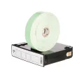 Zebra 1x10' Green 350 wristbands/cartridge 6 rolls/kit