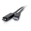 C2G Cables To Go 3ft DisplayPort to HDMI Cable 4K Black