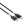 Club 3D DisplayPort 2.1 Bi-Directional VESA DP80 Certified Cable 4K240Hz 8K60Hz or 10K60Hz M/M 1.6m/5.25ft