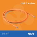 Club 3D USB C CABLE ORANGE