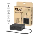 Club 3D 12-1 USB-CQuad Docking Station 2x DisplayPort 2x HDMI 4K60Hz PD3.0100Watt Ethernet 2.5G