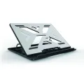 Conceptronic Ergo Laptop Cooling Pad - Gray Aluminum Surface