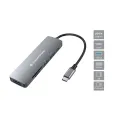Conceptronic 6-in-1 USB 3.2 Gen 1 Docking Station - HDMI - 100W USB PD - USB 3.0 - USB 2.0 - SD - TF/MicroSD