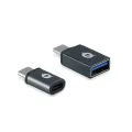 Conceptronic USB-C to USB A/MicroB OTG Adapter 2-Pack - 10Gbps (C-A) - 480Mbps (C-MicroUSB)