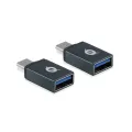 Conceptronic USB-C Male to USB-A Female OTG Adapter 2-Pack - 10Gbps