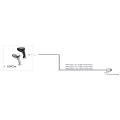 Datalogic Cable USB Type C PVCW Straight 2M Black