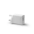dbramante1928 re-charge - UK Wall Charger 2x USB-C 45W - W