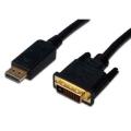 Digitus DISPLAYPORT ADAPTER CABLE 2MDP/ST-DVI-D(24+1)/ST