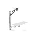 Digitus Workstation (Monitor. Keyboard. Mouse) Wall Mount 32 inch. 8 kg. VESA 75x75/100x100. white/black