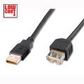 Digitus USB ext cable A 3.0m USB 2.0 suitable bl