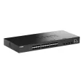 D-Link 28-Port Gigabit Stackable Smart ManagedSwitch including 4 10G SFP+ 24 x 10/100/1000Mbps Auto-Negotiating Ports