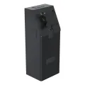 Ergonomic Solutions SPACEPOLE MINI KIOSK WALL MOUNTED BLACK SUPPORTS SCREENS UP TO 27IN (VESA 75 AND 100 COMPLIANT)